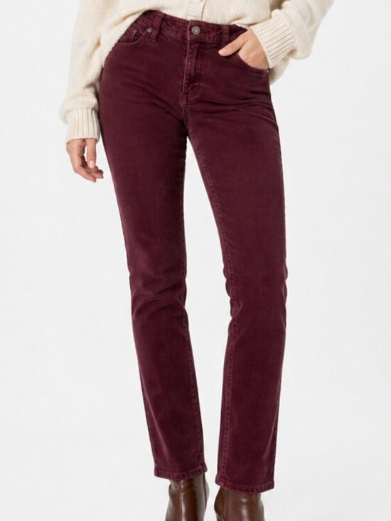 Patagonia Pants - PATAGONIA Cotton Corduroy Slim Pants Jeans Burgundy 27